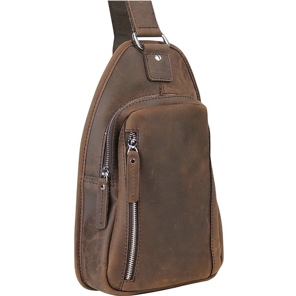 Full Grain Cowhide Leather Chest Pack LK16VB